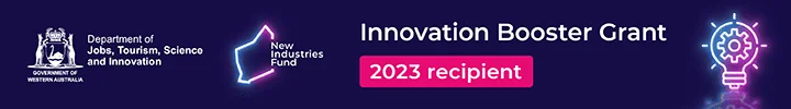 Innovation Booster Grant 2023 recipient, Western Australian Department of Jobs, Tourism, Science and Innovation, New Industries Fund